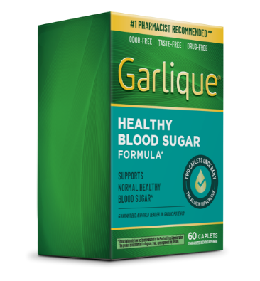Garlique Healthy Blood Sugar box image