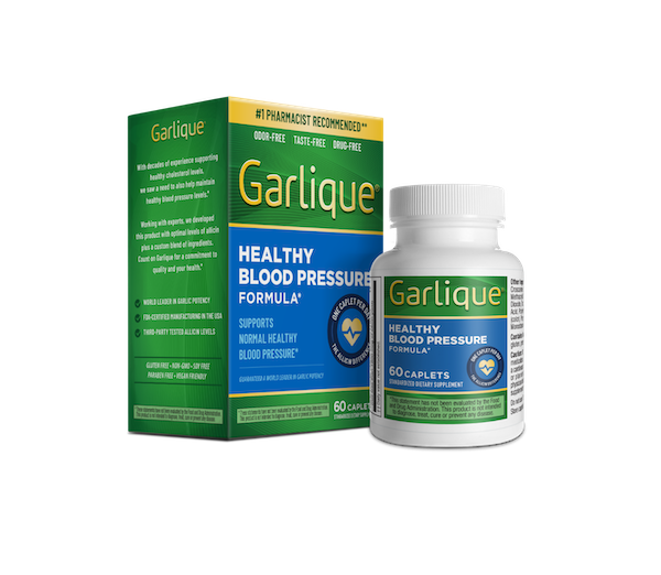 Product image: Garlique Healthy Blood Pressure Formula bottle